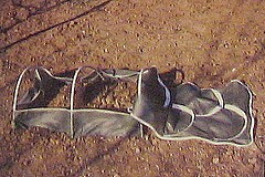 housse protection du potager dans le jardin